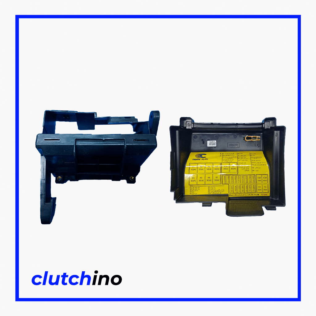 <p>قاب جعبه فیوز پژو 207 با طراحی فابریک و جنس مقاوم، از فیوزها و رله‌های موتور در برابر حرارت، گرد و خاک و رطوبت محافظت کرده و ایمنی سیستم برق خودرو را تضمین می‌کند.</p>